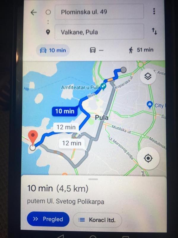 Studio Dama Blizina Amfiteatra I Bus Kolodvora ,Besplatan Privatni Parking,Self-Check- In Pula Zewnętrze zdjęcie